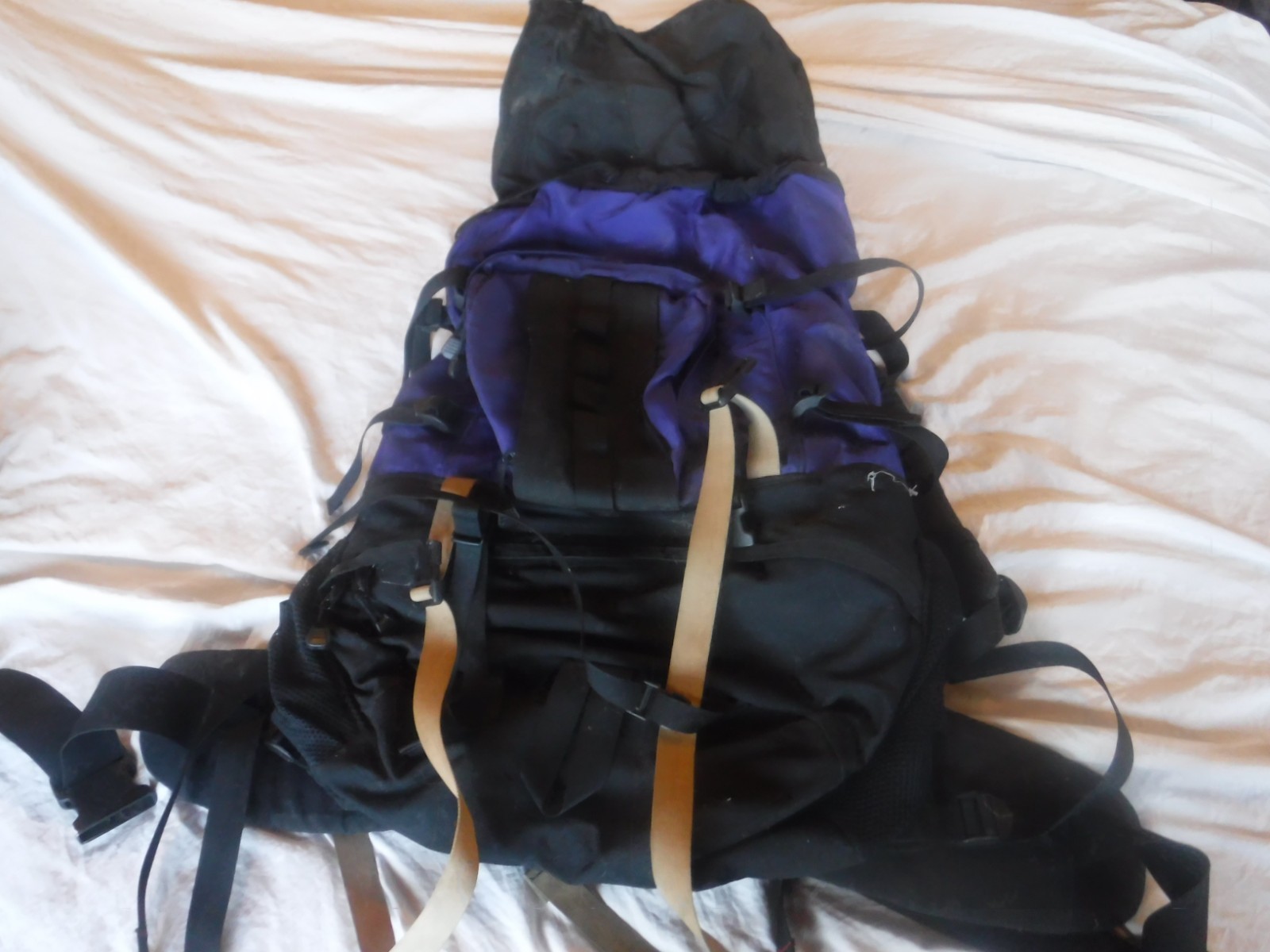 EMS Black And Blue Hiking Back Pack Pre Owned 3