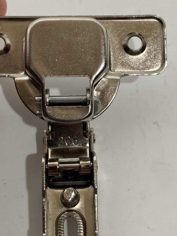 Face Frame Concealed Cabinet Hinge - 1/2 Overlay - 100 Deg - No Dowel - 2 Pack gallery