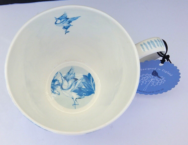 BLUEBIRD AND WILLOW FINE BONE CHINA COFFEE TEA MUG NEW DESIGN ENGLAND gallery