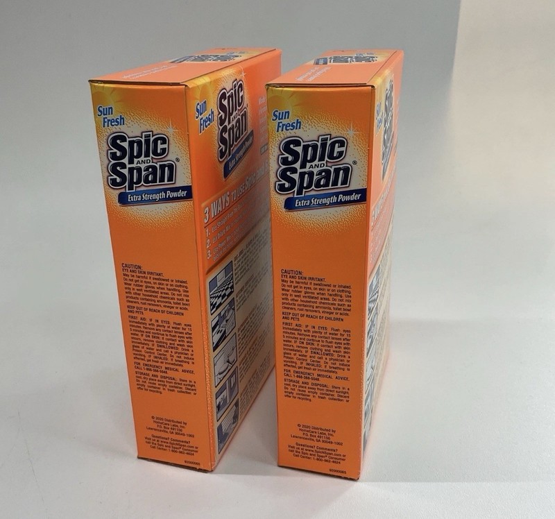 2 Spic and Span Extra Strength Powder Sun Fresh 27 OZ 1lb 11 oz NOS Discontinued gallery
