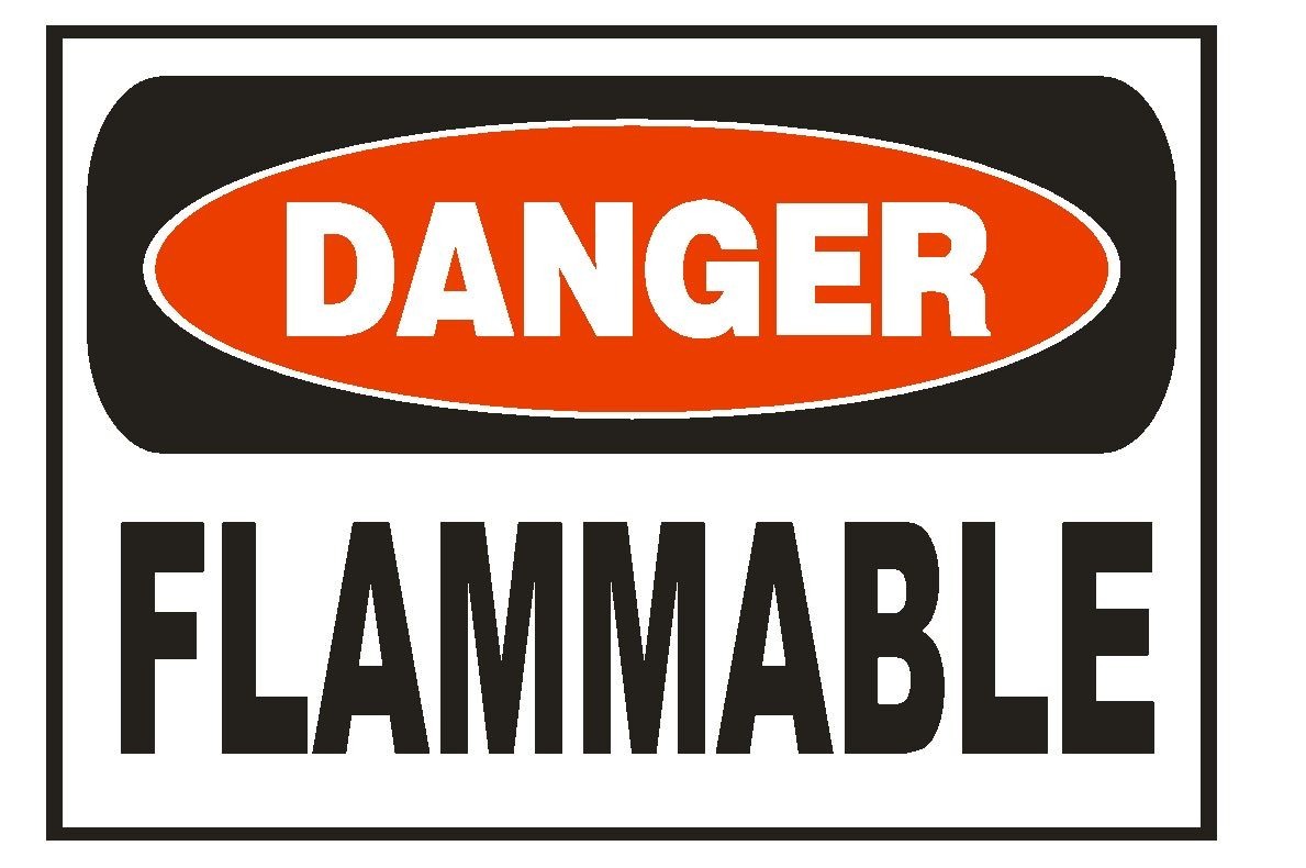 Danger Flammable Safety Sticker Sign D659 OSHA gallery