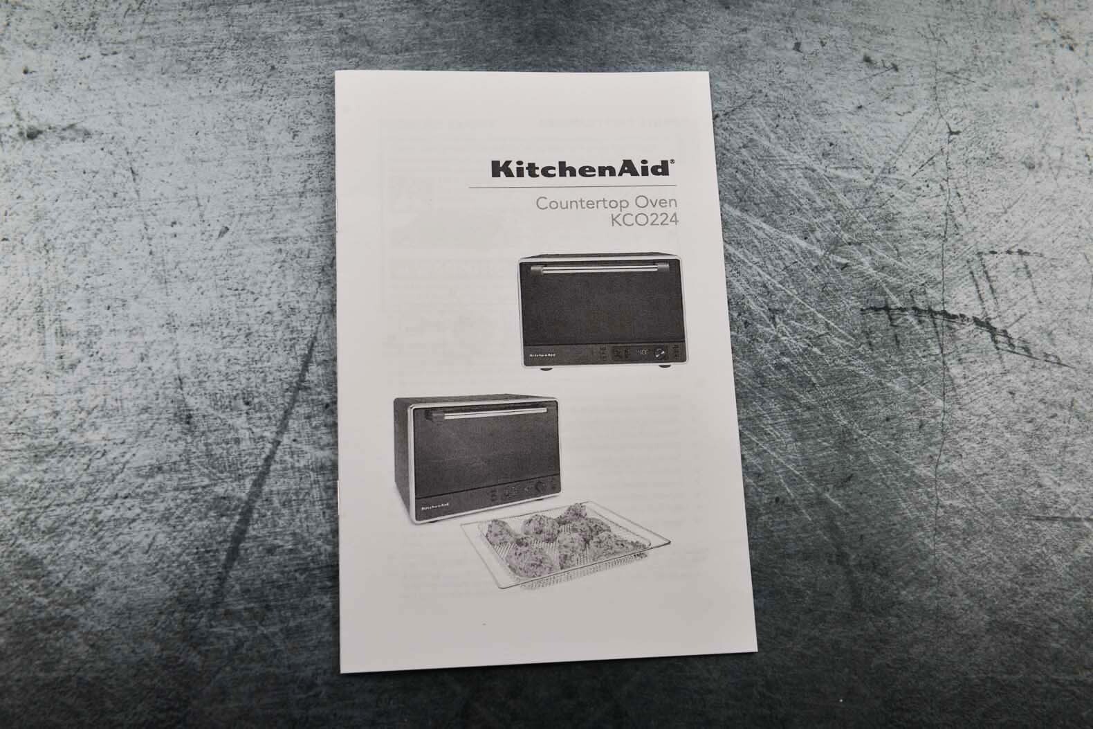New KitchenAid KCO224 Countertop Oven Owner's Guide Operating Manual gallery