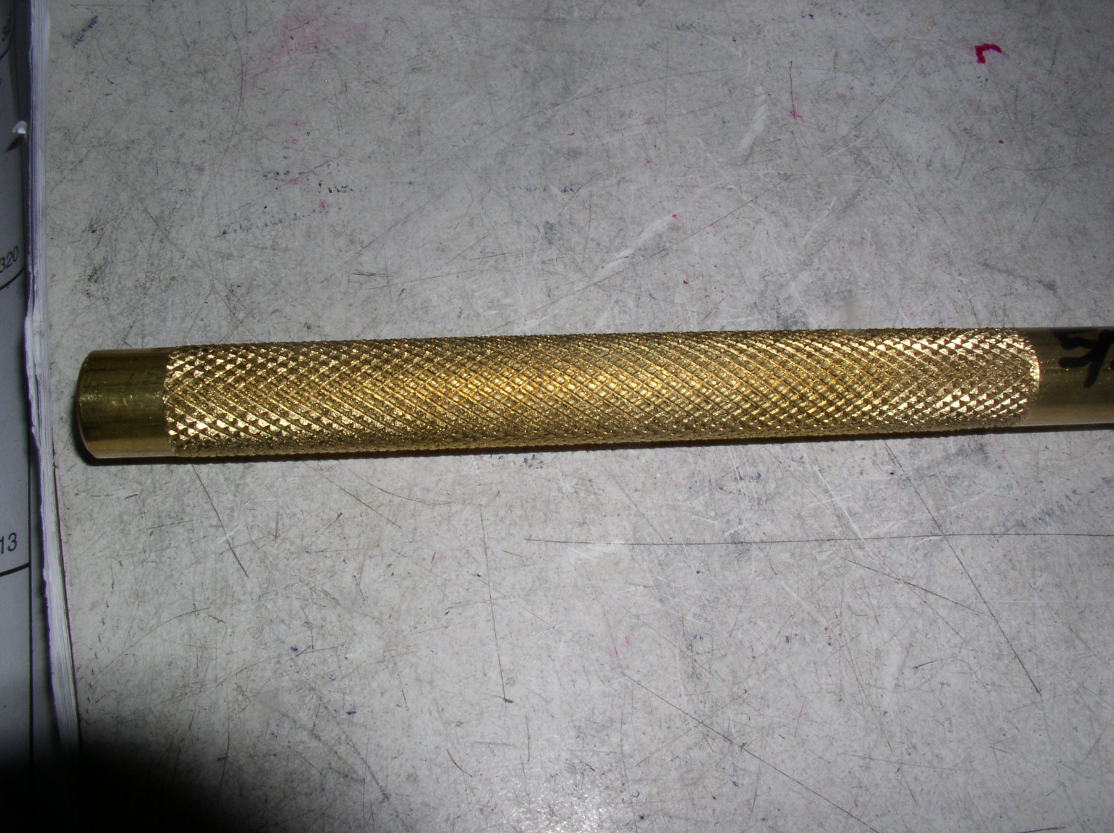 BRASS DRIFT PUNCH 5/8 R0UND 8 " LONG AW58 USA MADE NEW COURSER gallery