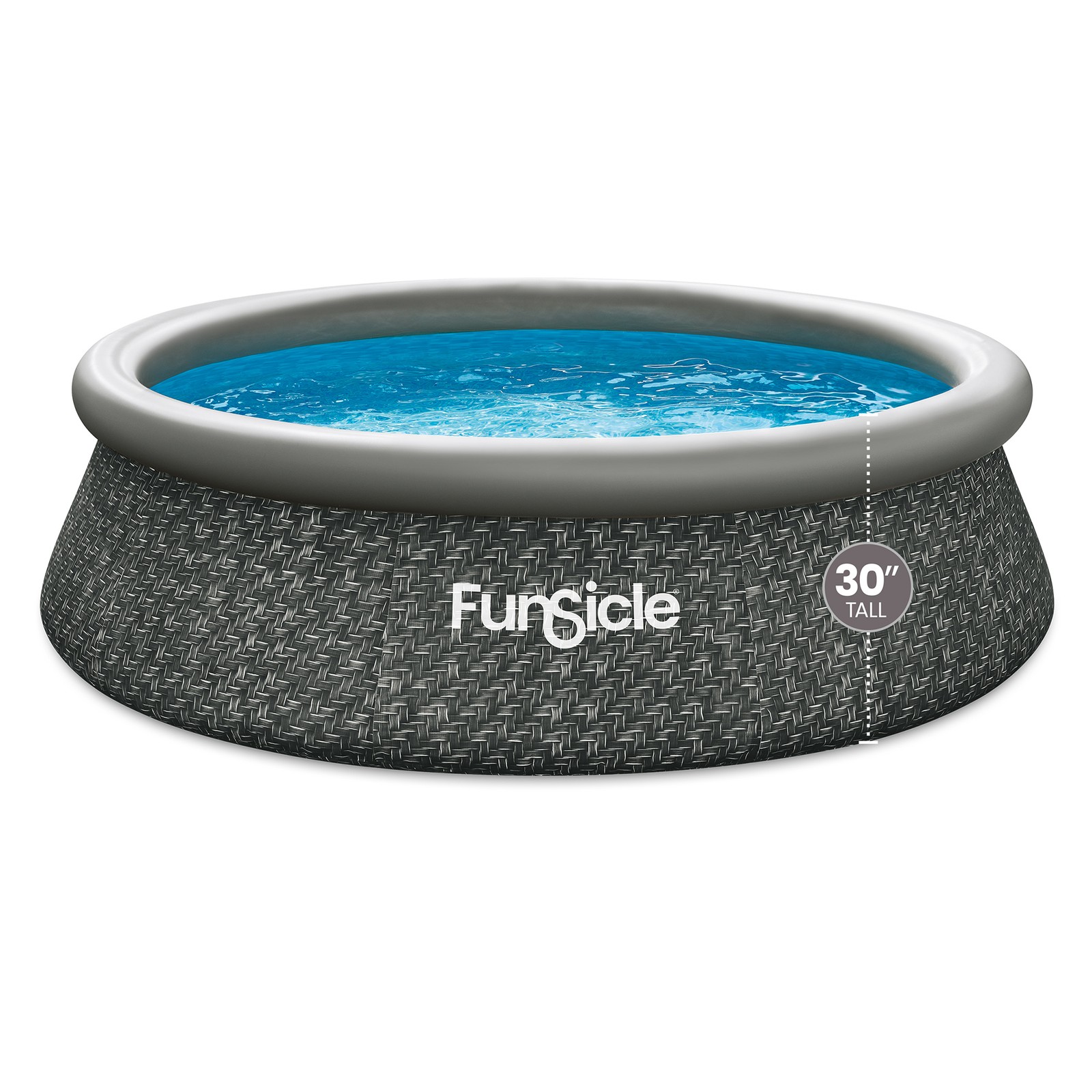Funsicle 10' x 30" QuickSet Ring Top Above Ground Swimming Pool (Open Box) gallery