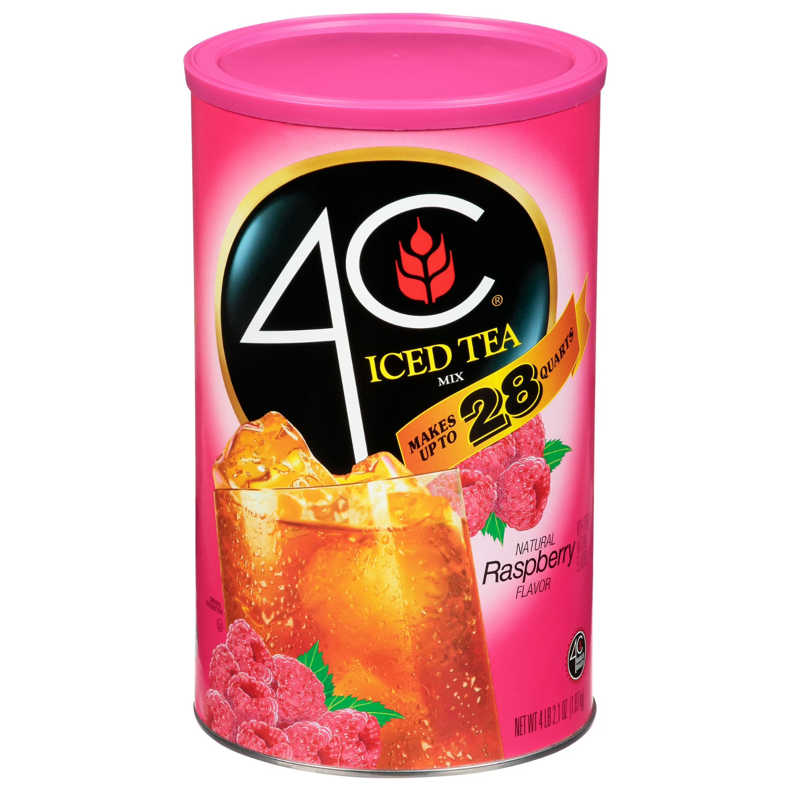4C Raspberry Iced Tea Mix, 66.1 oz, 1 Ct.... gallery