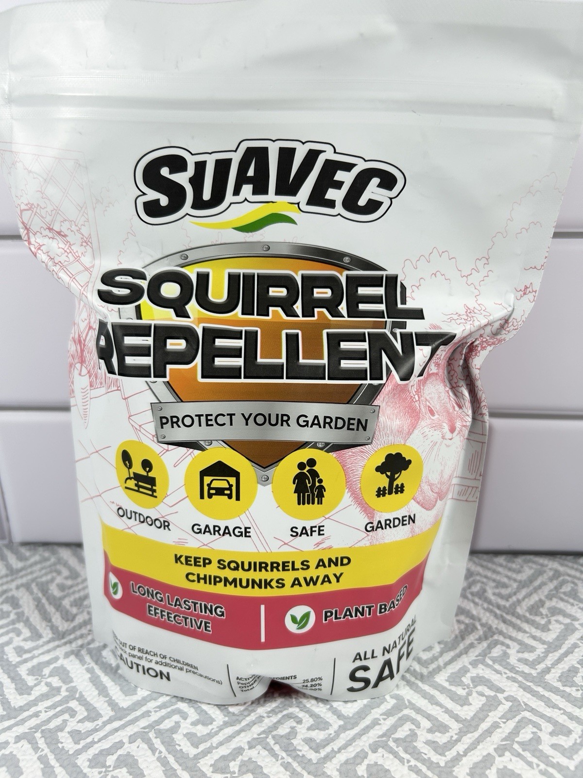 Squirrel Repellent Outdoor, Peppermint Chipmunk Repellent-10 Pack Per Bag gallery