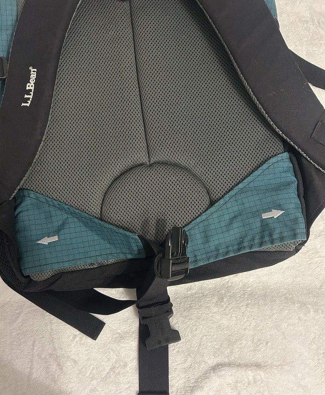 VTG LL BEAN Hiking Backpack Green Black 5
