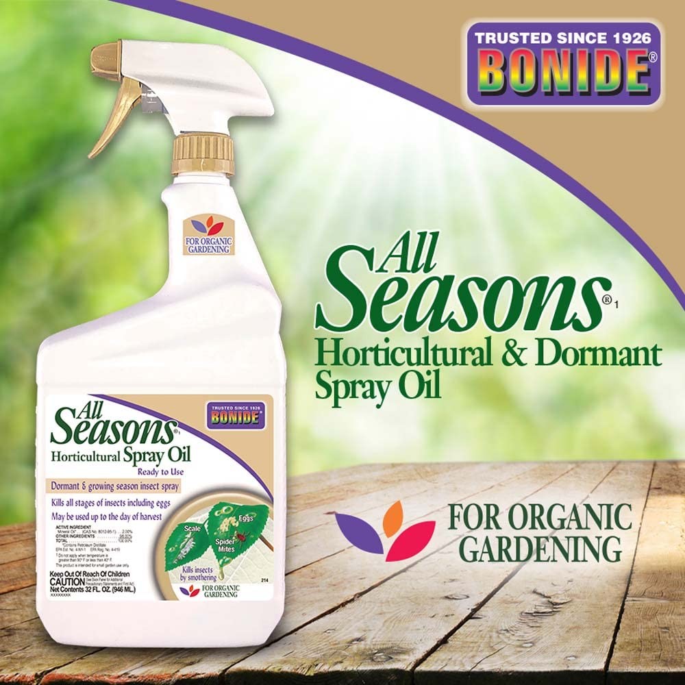 Bonide All Season Horticultural & Dormant Spray Oil, 32 oz Ready-to-Use 1 gallery