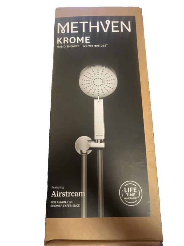 Methven Krome 3 Function Hand Shower WELS 3 Star 9L/min 17-7202M NEW UNOPENED gallery