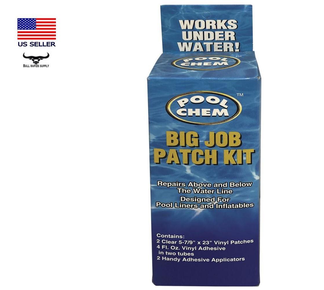 Swimming Pool Vinyl Liner Adhesive Repair Patch Kit - Works Above & Below Water gallery