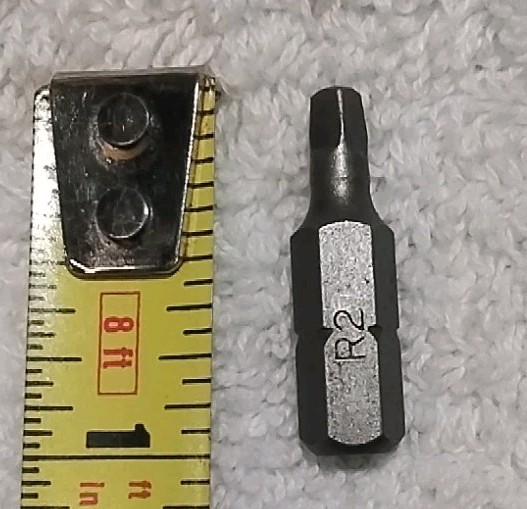 40pc #2 ×1" HEX SQUARE DRIVE DRIVER BIT SET "OPEN STOCK " NEW gallery
