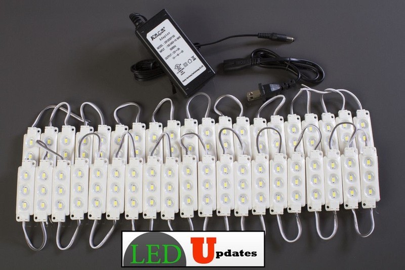 LEDupdates Brightest Store front LED Window Light module with UL power supply gallery