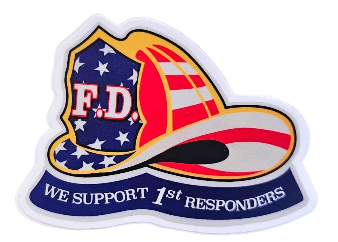 Fire Department Decal - We Support 1st (First) Responders gallery