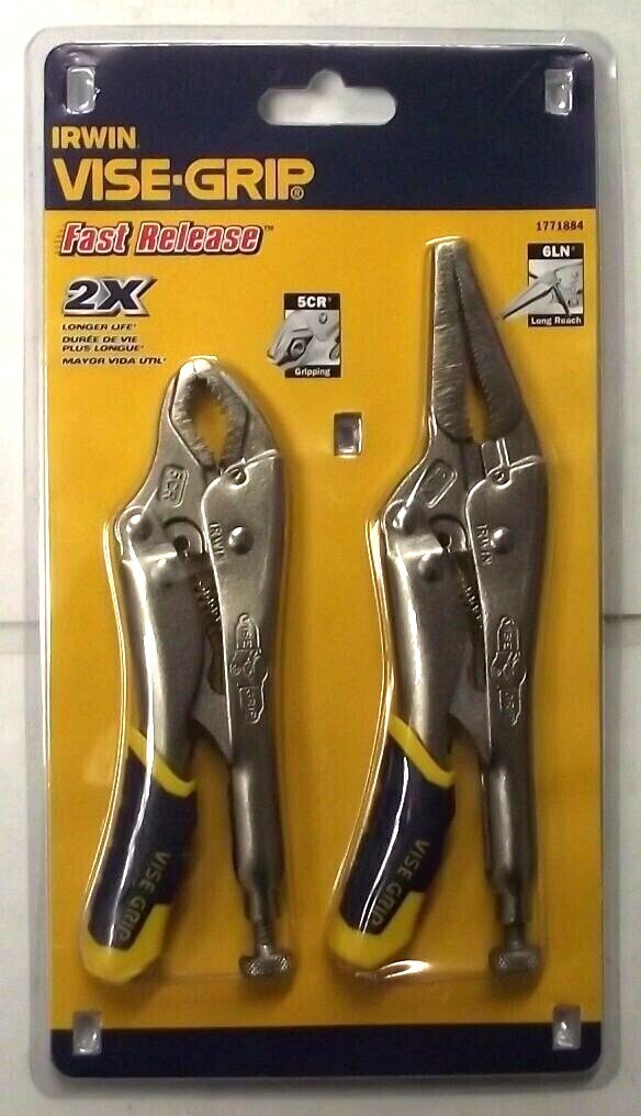 IRWIN Tools 1771884 VISE-GRIP Locking Pliers Set Fast Release 2-Piece gallery