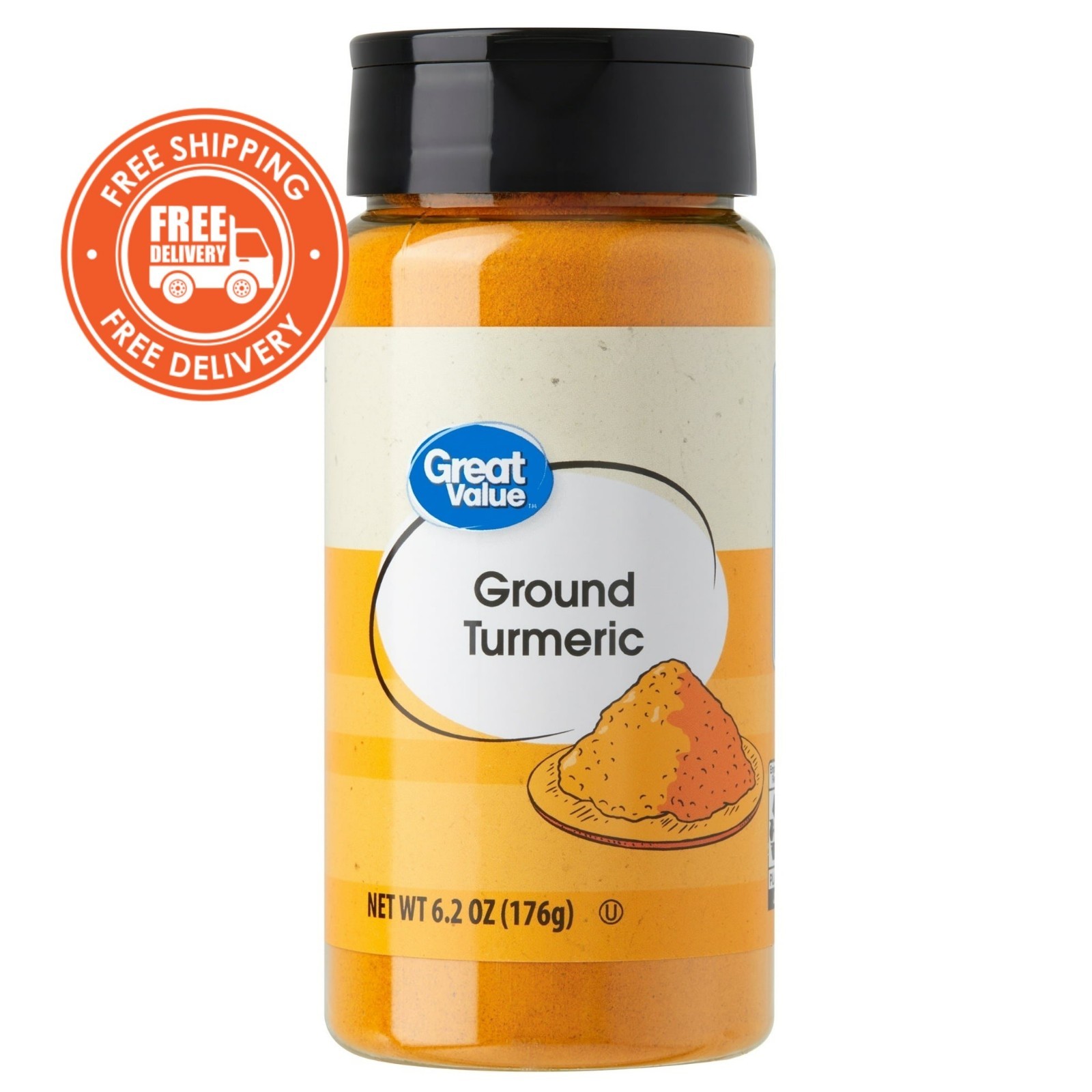 Great Value Ground Turmeric Spice, 6.2 oz Bottle gallery