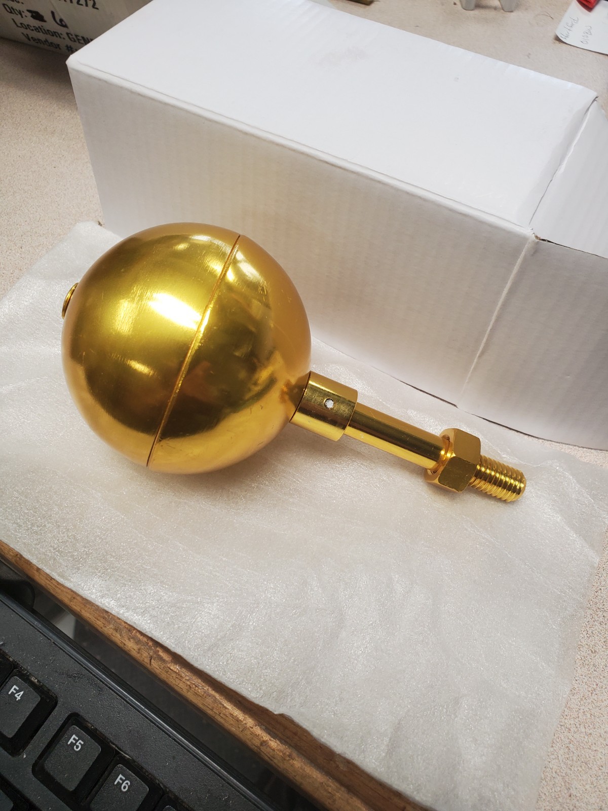 Flag Pole Ball Topper Ornament Flagpole Top Replacement Aluminum Anodized Finish gallery