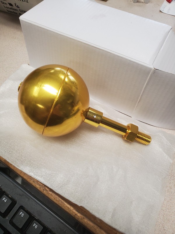Flag Pole Ball Topper Ornament Flagpole Top Replacement Aluminum Anodized Finish gallery