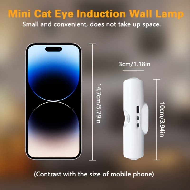 4-Pack Motion Sensor LED Night Light Rechargeable Magnetic Wall Lamp 3/7 Colors gallery