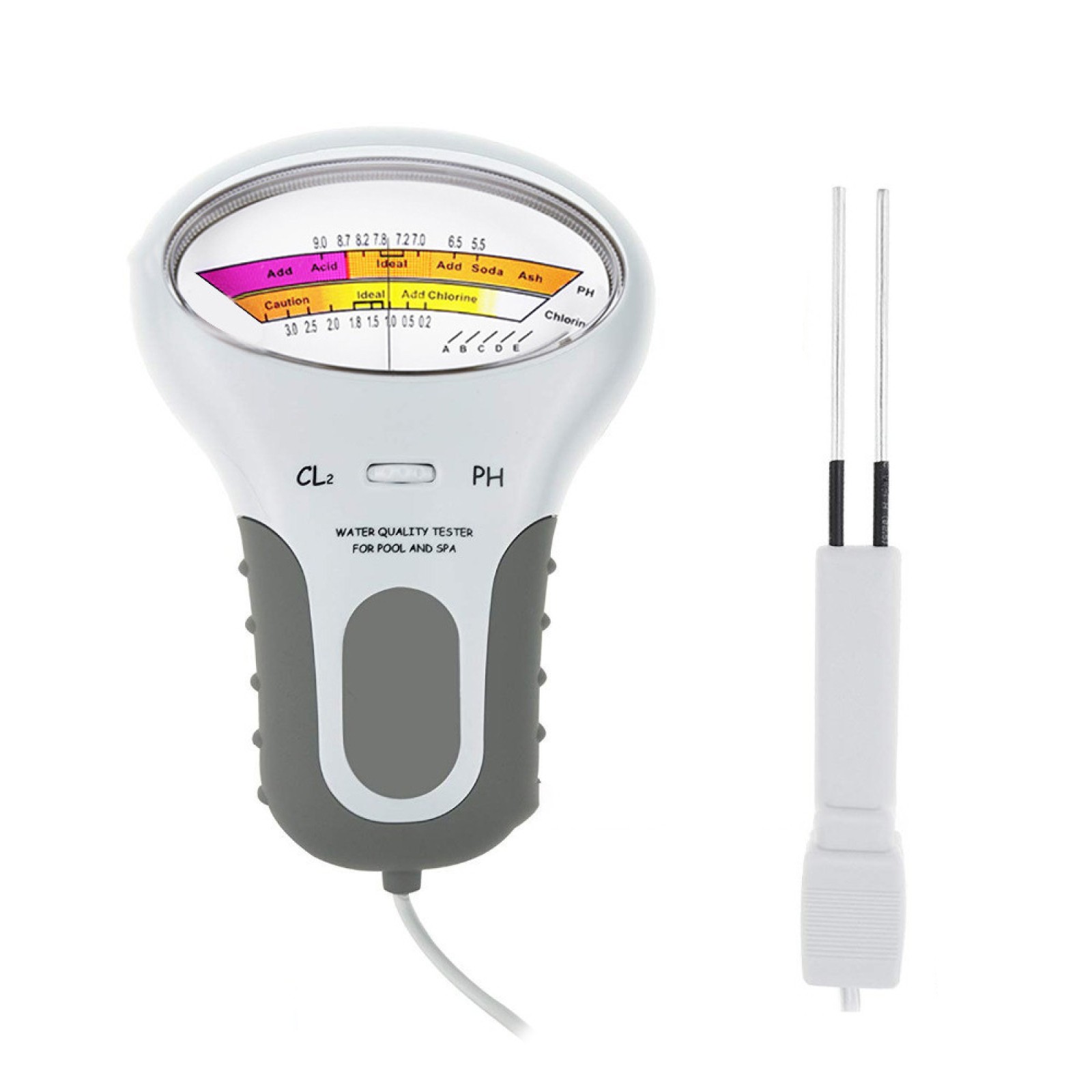 Water Quality PH/CL2 Chlorine Tester Level Meter For Swimming Pool Spa Hot Tubs gallery