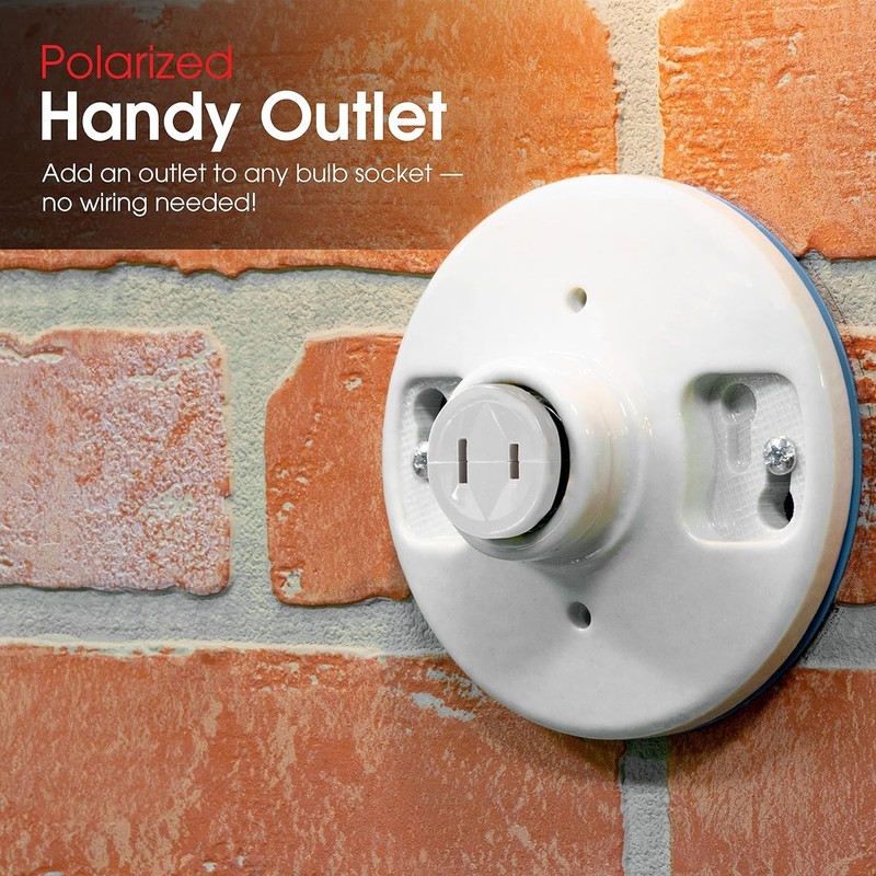 Compact and Versatile 2-Pack Socket Adapters for Indoor Use – Easy Installation gallery
