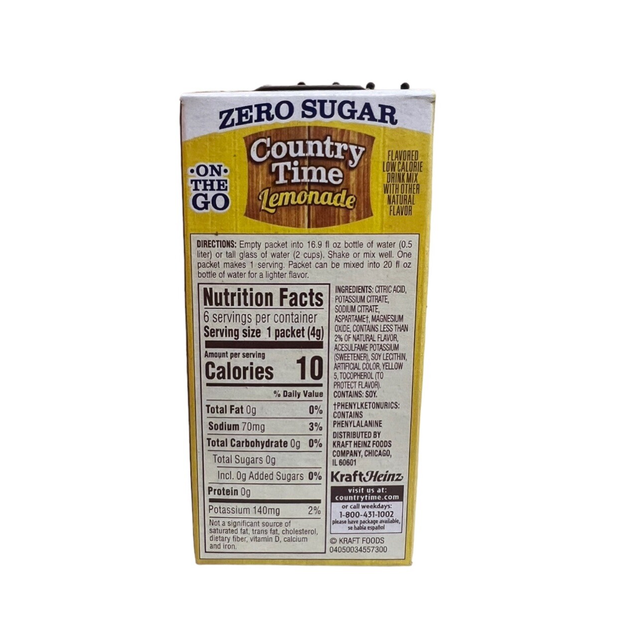 12 BOXES Country Time Lemonade On the Go Sugar Free (6 Packets each Box ) gallery