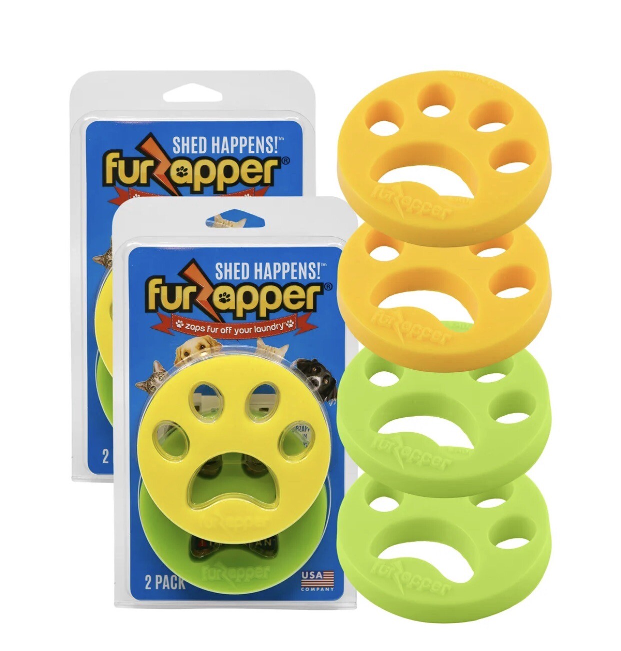 FurZapper Pet Hair Remover 4 count gallery