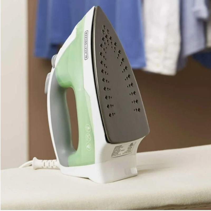 BLACK+DECKER Easy Steam Iron for Clothes, Smart Steam, 1200W, TrueGlide Nonstick gallery