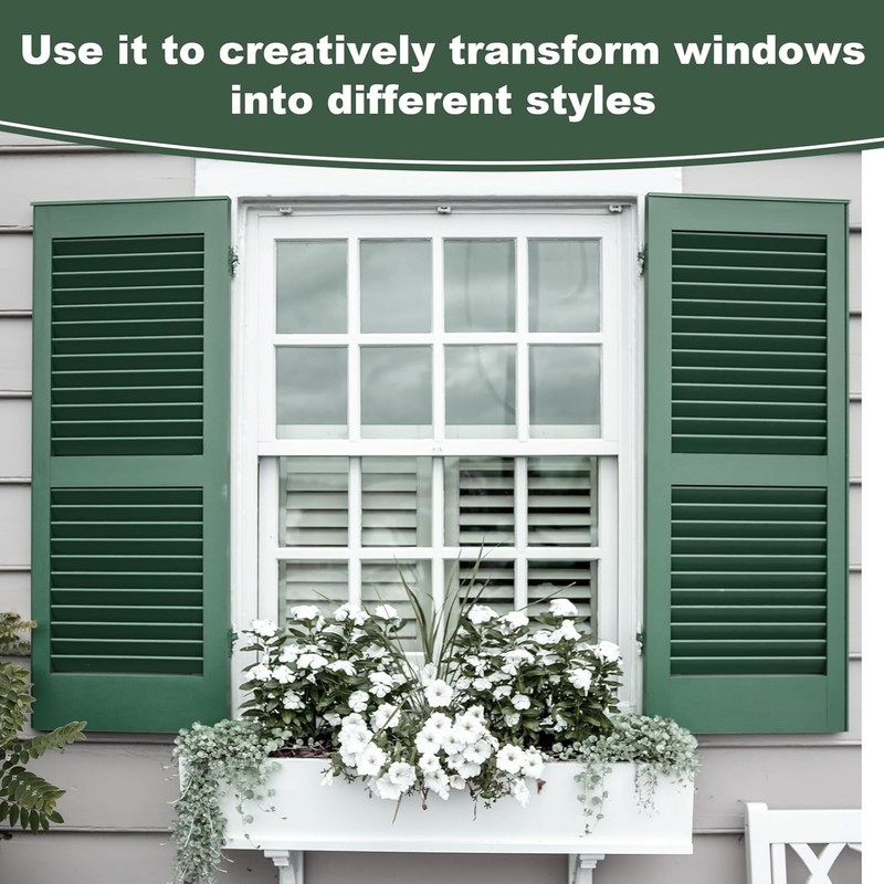 Window Grid Kit, 0.59inx36ft Window Grille Inserts Grid Kit, White TPE Self-A... gallery