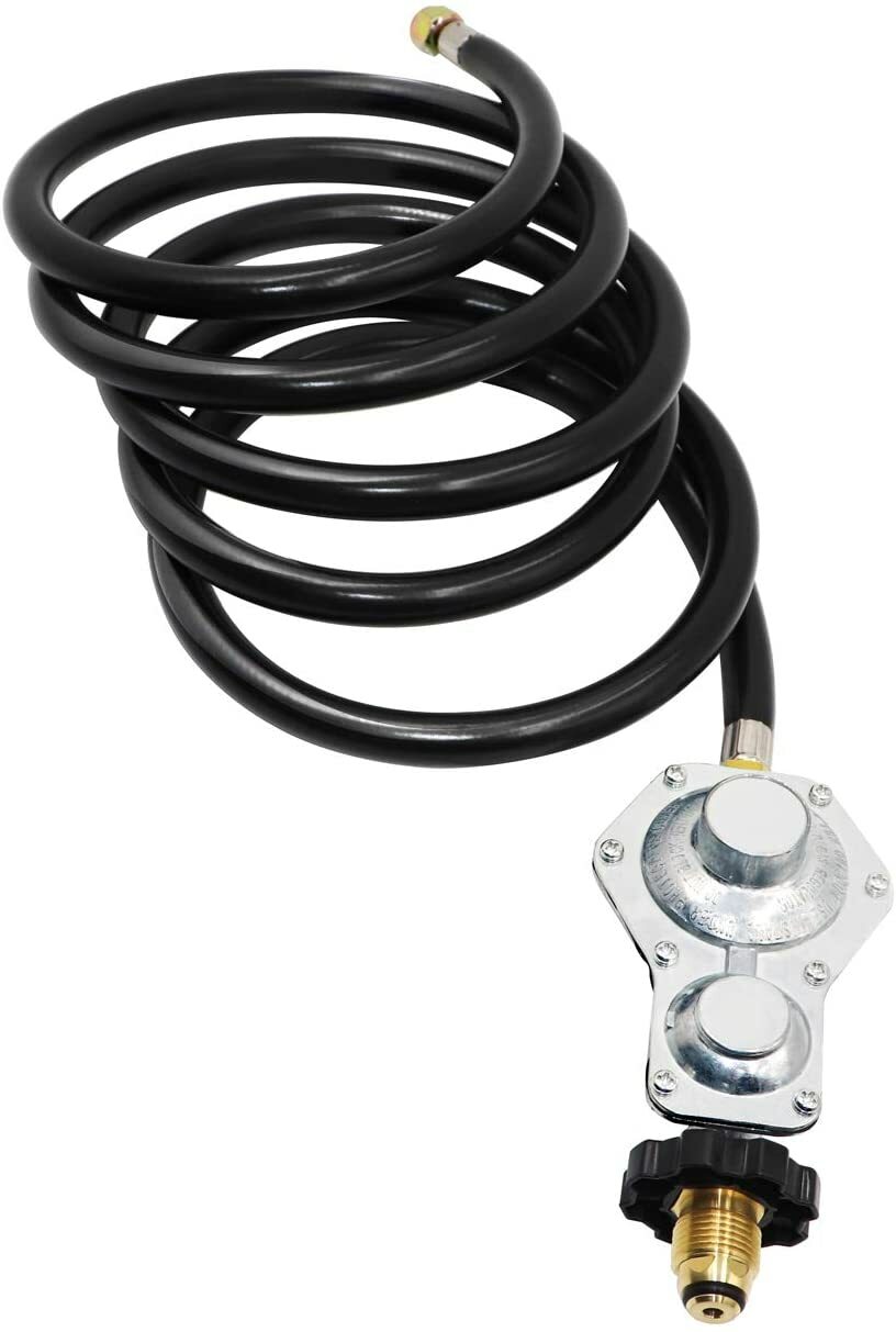 10Ft Two Stage Propane Regulator with Hose POL Tank Connection for RV Grill gallery