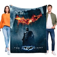 Dark Knight Blanket Soft Flannel Bed Sofa Throw Birthday Gift