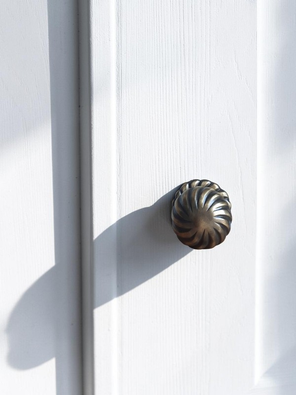 Solid Brass Front Door Knob, Exterior Entry Door Hardware Handmade gallery