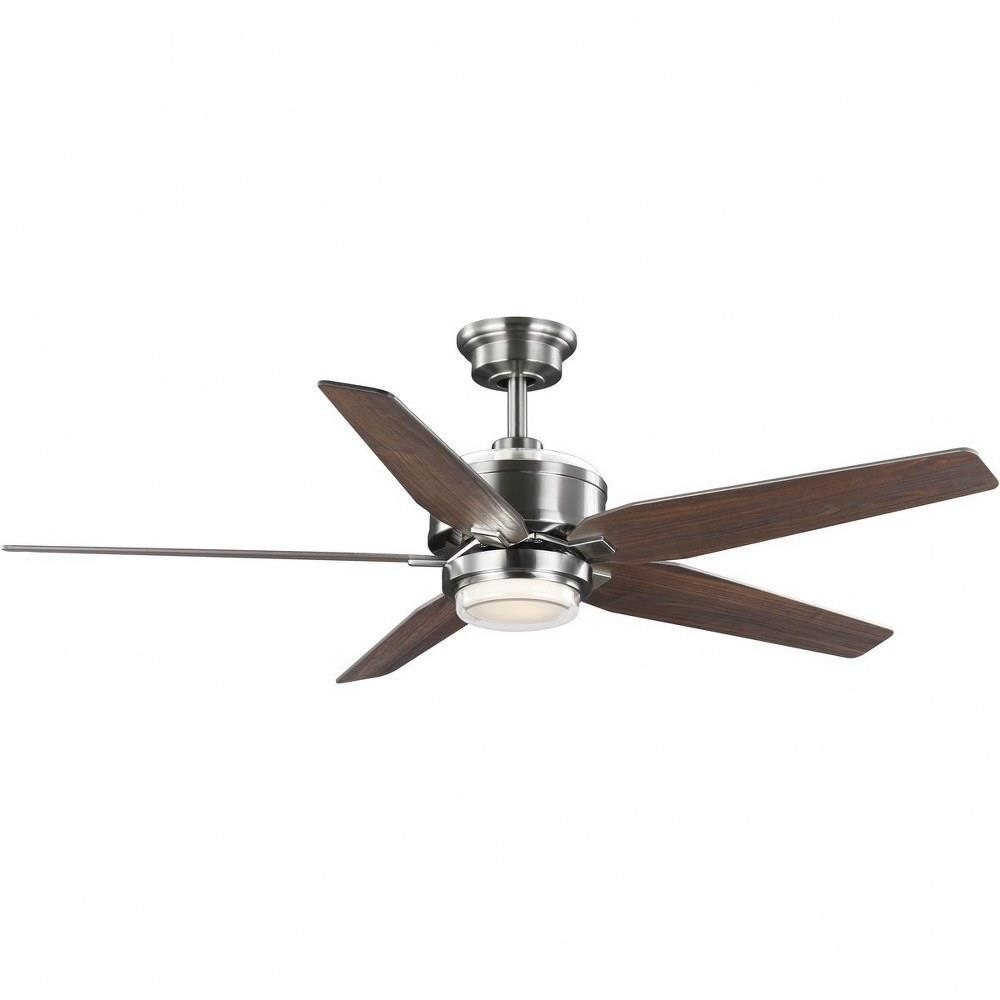 5 Blade Ceiling Fan with Light Kit In Transitional Style-16 Inches Tall and 54 gallery
