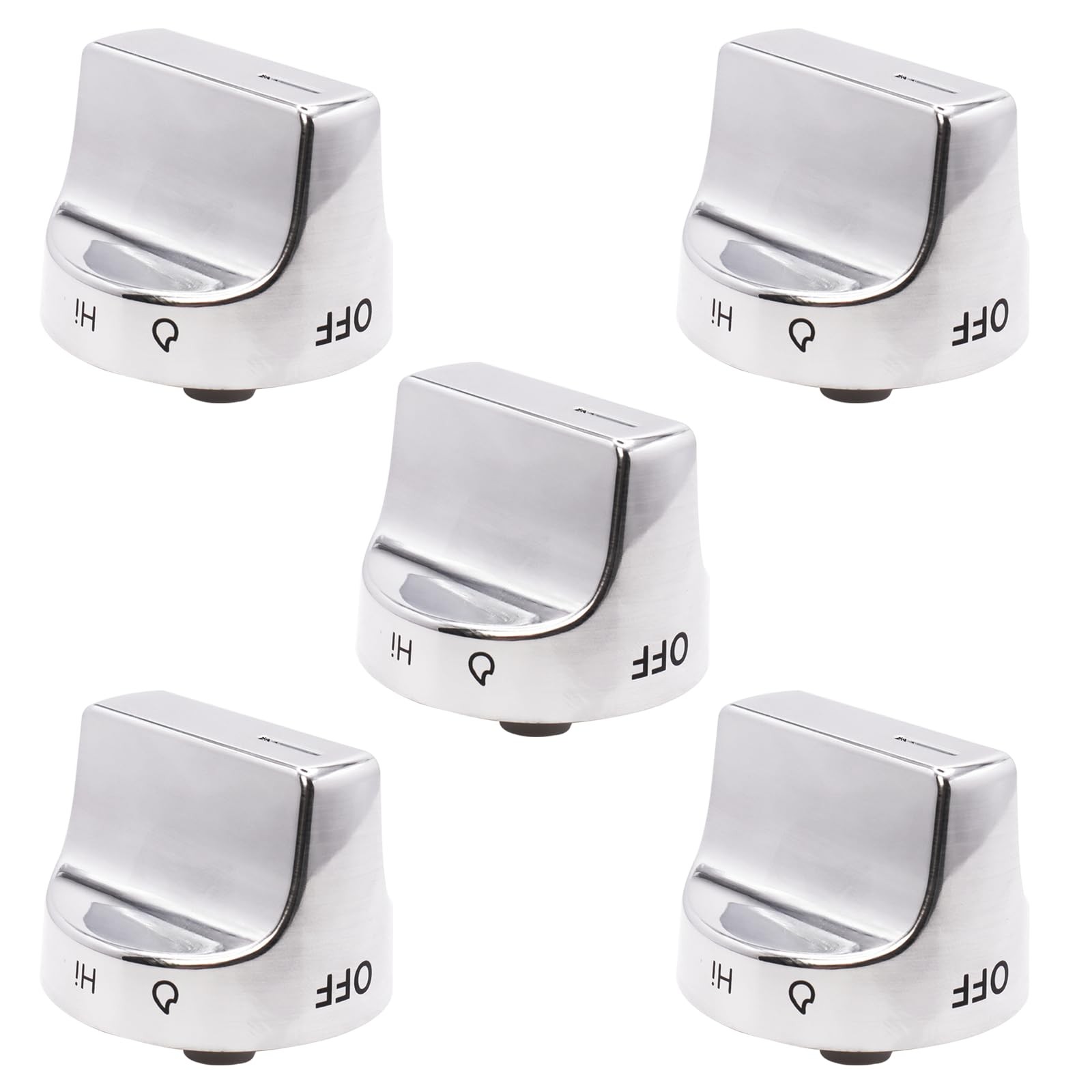W11239985 Control Knob w10850015 Compatible With Whirlpool Gas Ranges Sliver gallery
