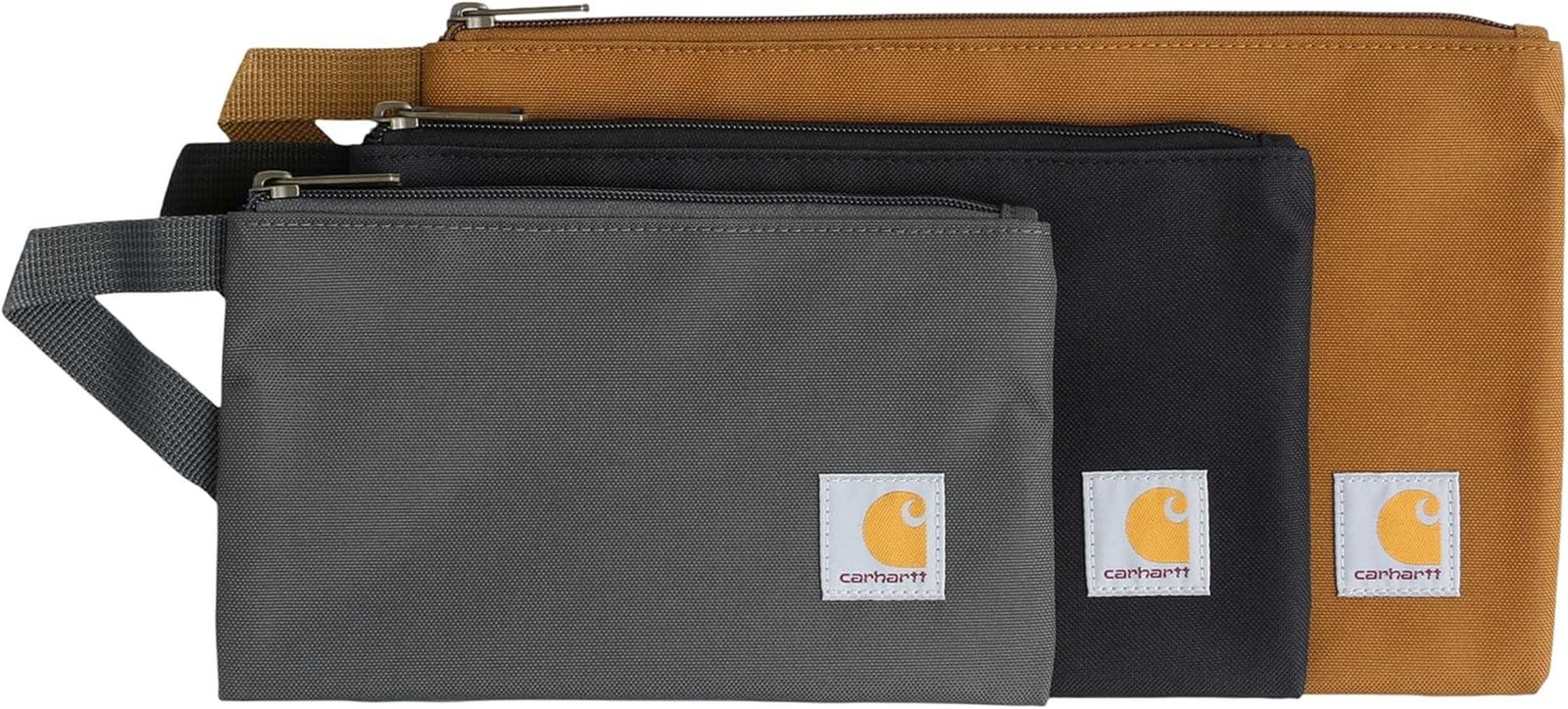 Carhartt Utility Zipper Pouch Set, Durable Water Repellent Organizers Sold in Se gallery