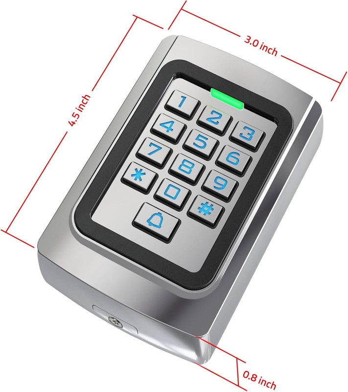 Wired Access Control Keypad Waterproof Keyless Entry System for Garage Door gallery