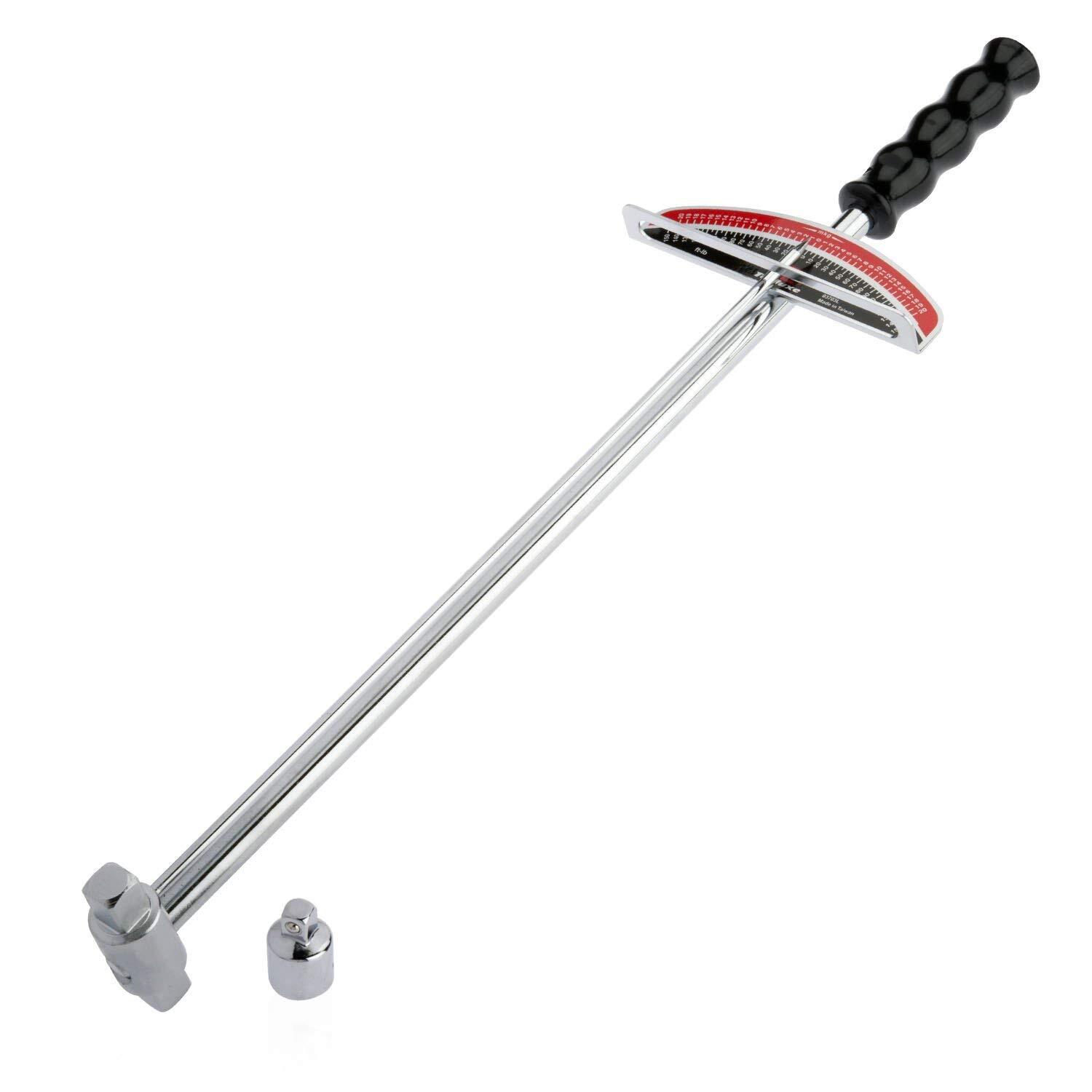 Dual Drive Beam Torque Wrench 3/8" Drive 17" Length 0-150 Ft-Lbs 03703L gallery