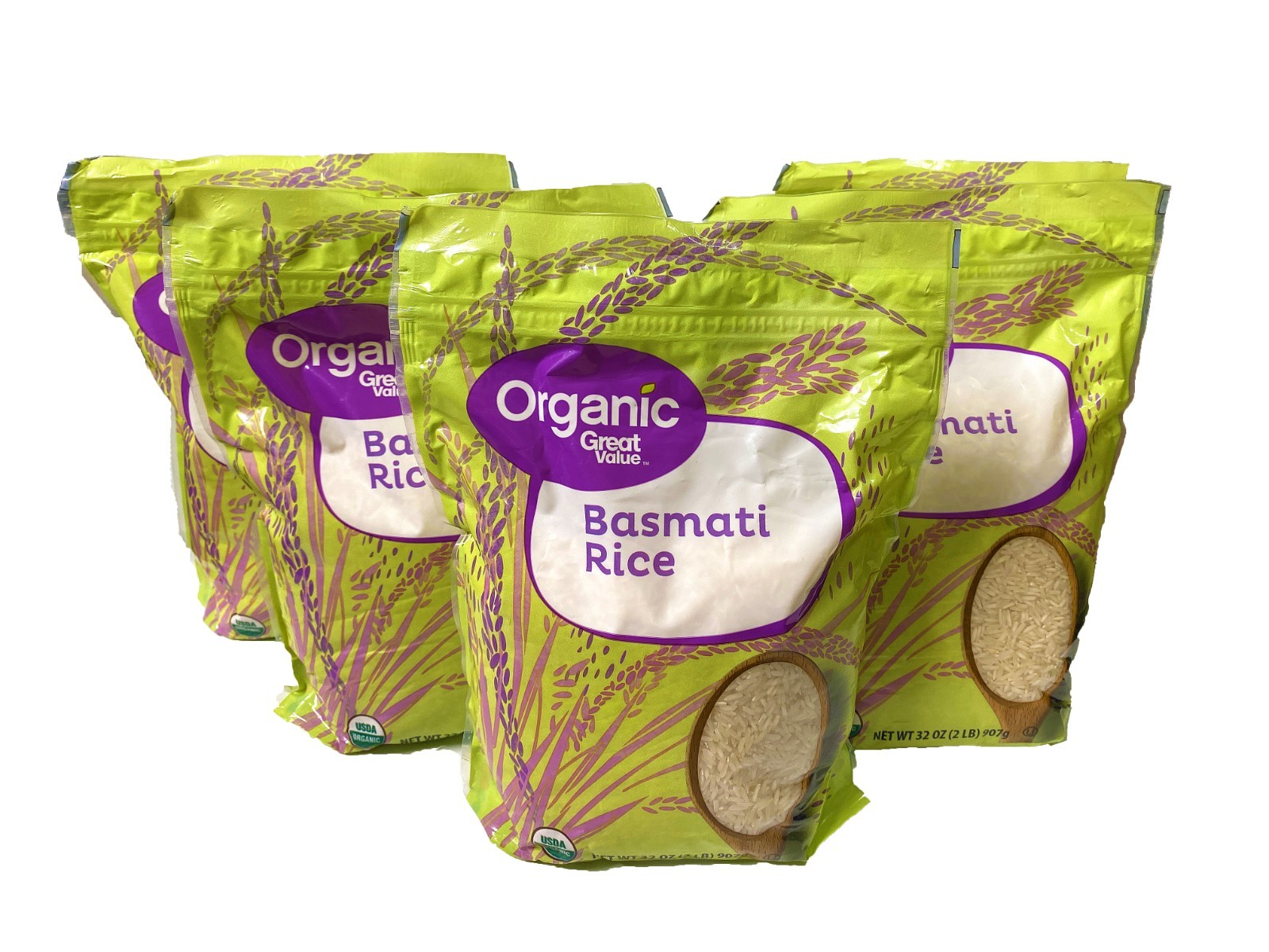 2 Pack Great Value Organic Pure Basmati Rice Total 4 Lbs gallery