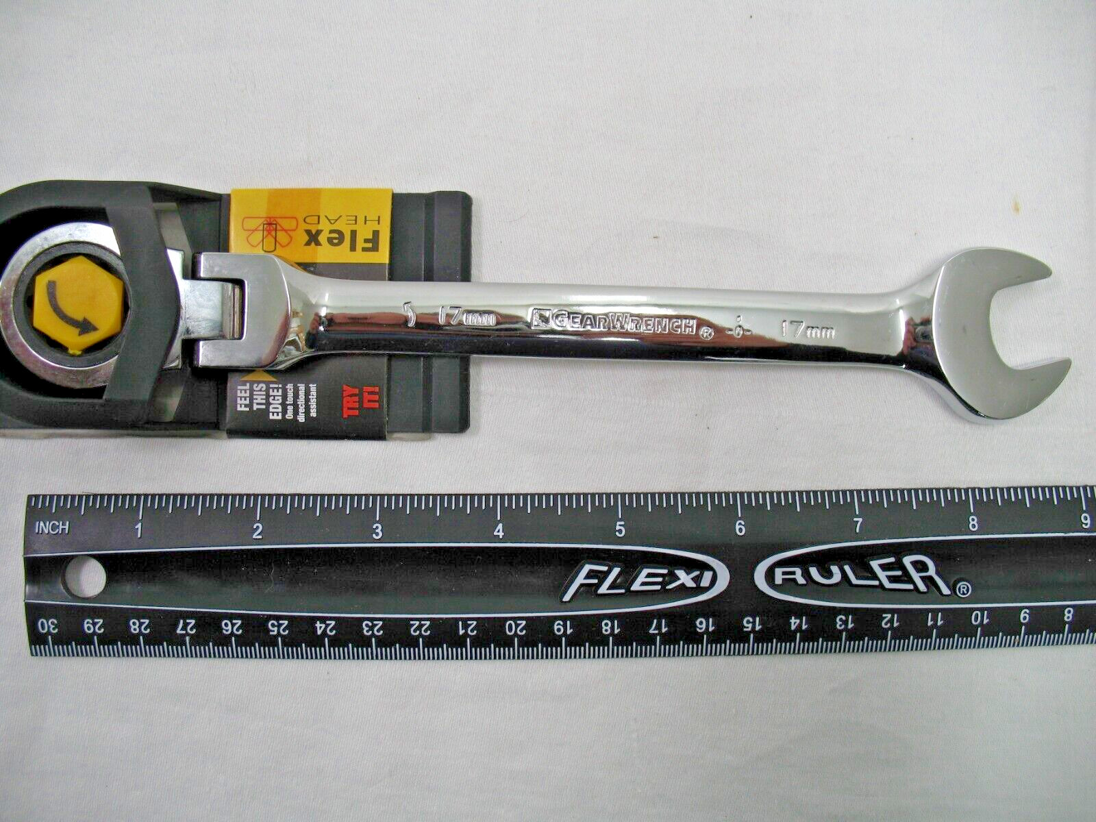GearWrench 17mm Flex Head Ratcheting Combination Wrench - ACE Professional Brand gallery