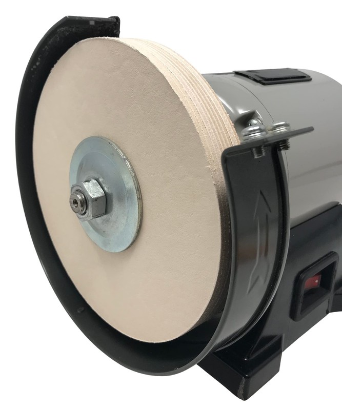 6 Pro Sharpening Supply Leather Honing Wheel Fits 6 In. Bench Grinders And gallery