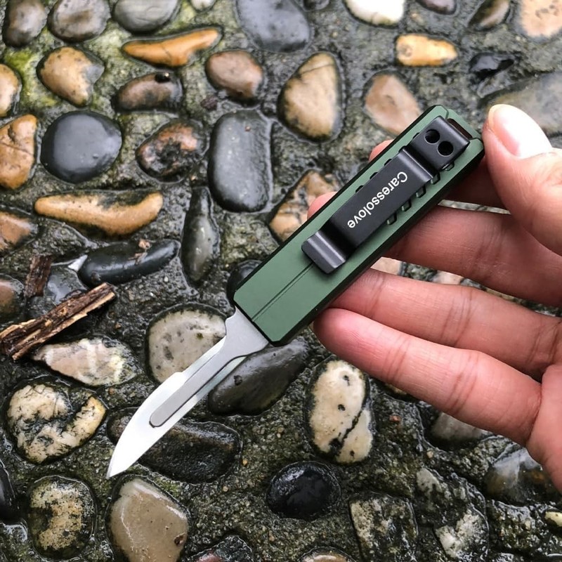 Automatic Utility Knife, Safety Auto Box Cutter Retractable, EDC Push Button gallery