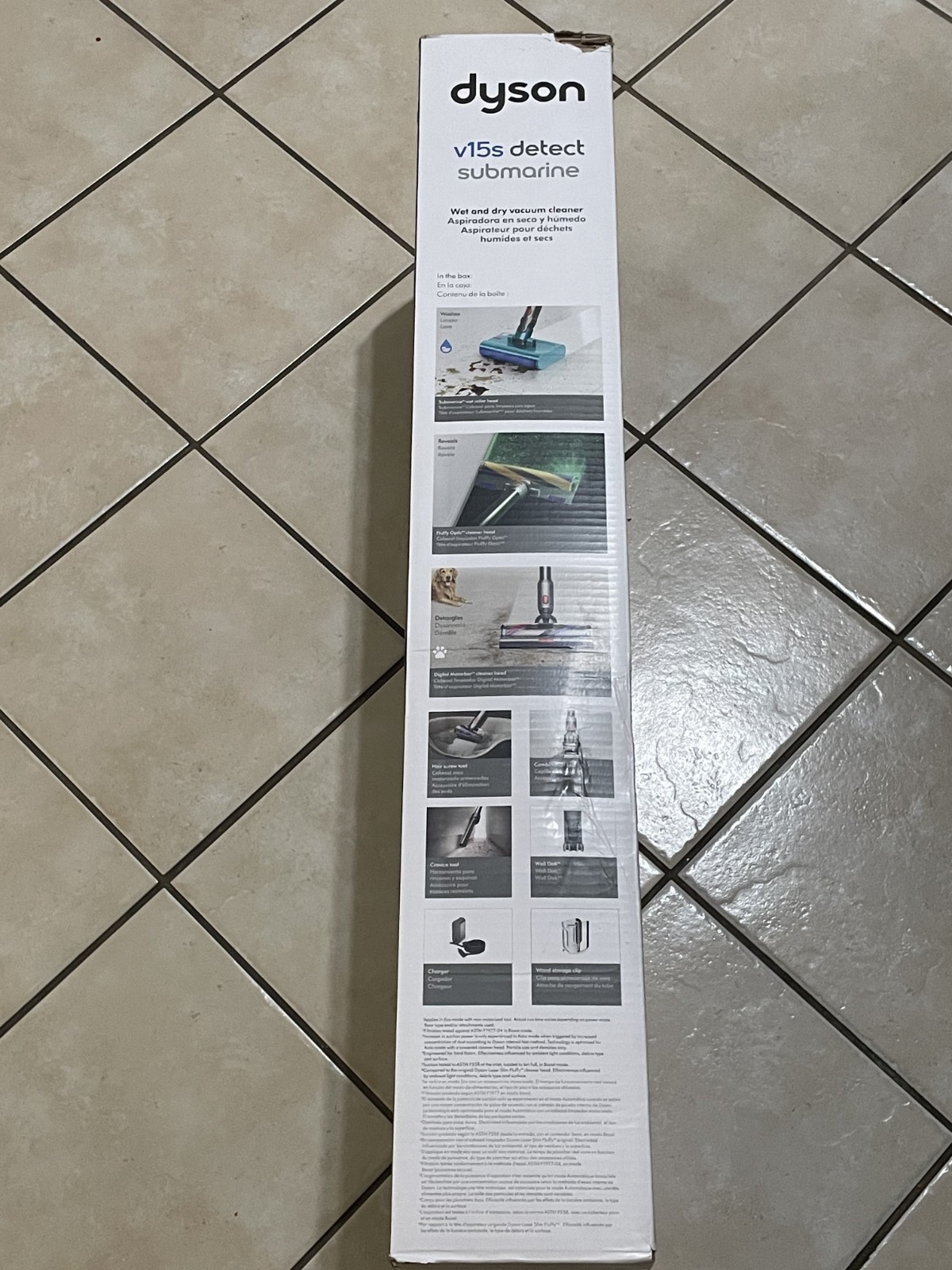 Dyson V15s Detect Submarine Wet And Dry Stick Battery Vacuum Cleaner 473814-01 gallery