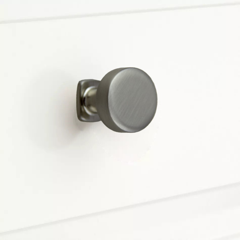 Pride Decor, 1-1/4 Inch Diameter (32mm) Flat Top Knobs, Manhattan Cabinet Knob. gallery