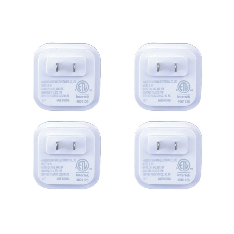 4 Pack Plug in LED Night Lights with Dusk to Dawn Sensor gallery