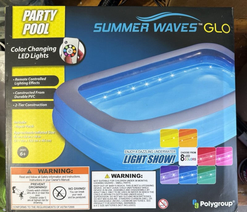 Polygroup Summer Waves GLO Party Pool gallery