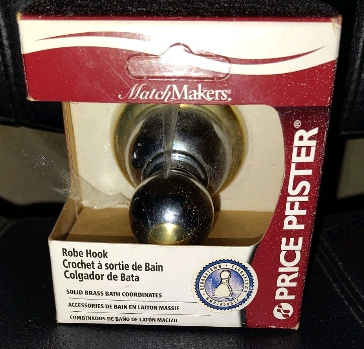 Price Pfister Treviso Robe Hook Tuscan Bronze Finish BRH-D0YY Bathroom Decor gallery