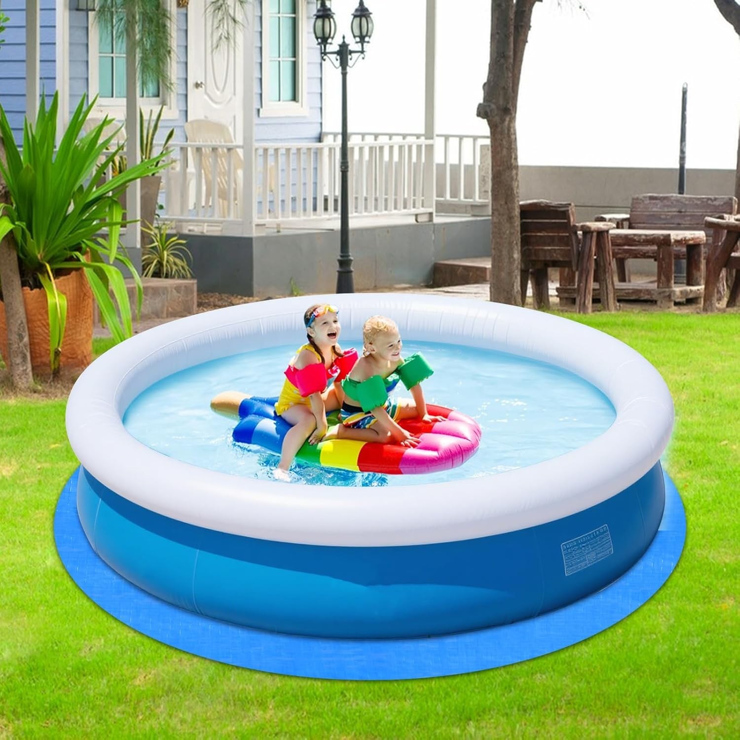 24Ft round Pool Ground Cloths Swimming Pool Ground Cloth,Round Pool Liner Pad fo gallery