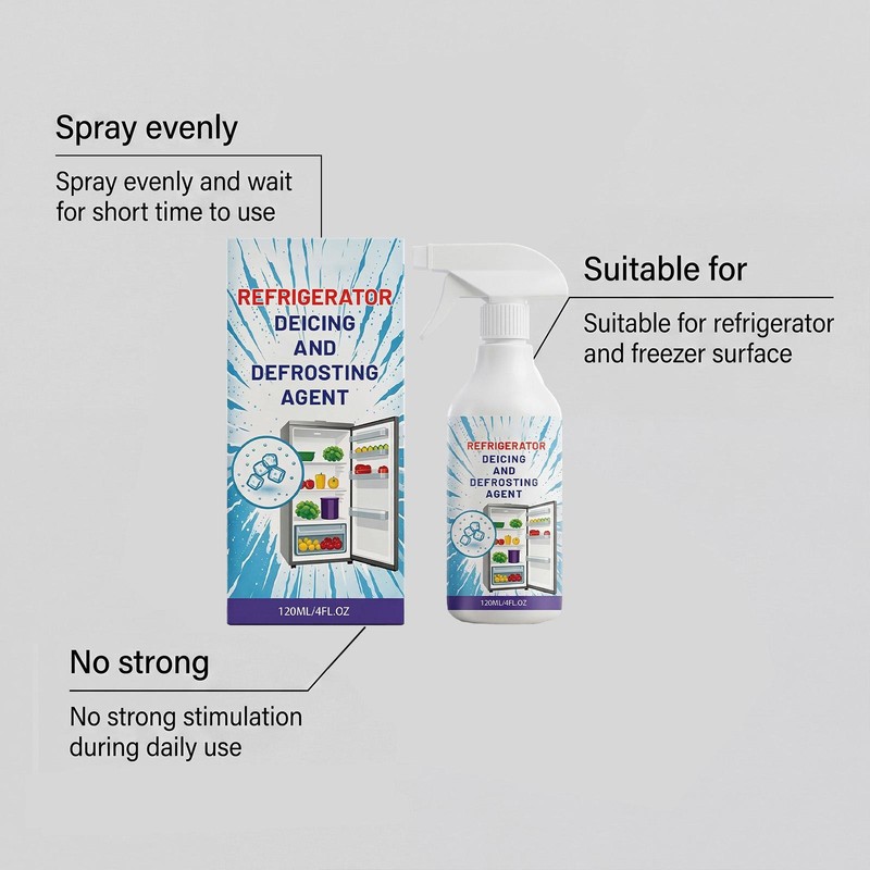 Freezer Defrosting Deicing Spray,De-Icer For Refrigerator Defroster gallery