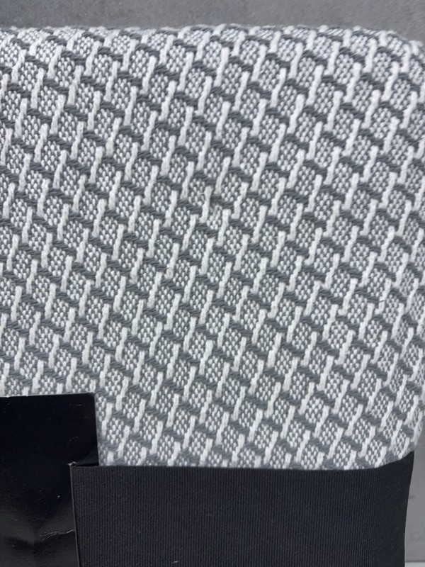 Max Studio Home Decorative Blanket Full Queen 90x90 Grey White Woven NWT gallery