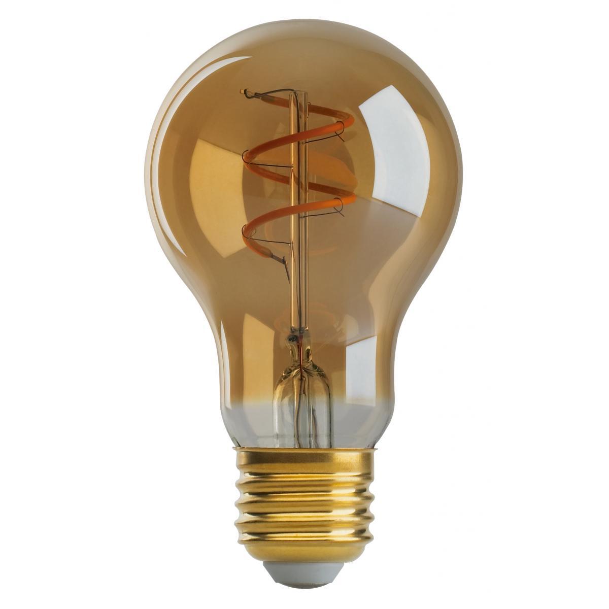 4W =25W Dimmable A19 LED Filament Vintage Nostalgic Amber Medium E26 Base Bulb gallery