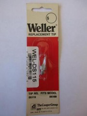 (1 ea) WELLER DS115 Threaded Tiplets Tip for DS100 Desoldering Tool Made in USA